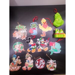 Lot Of Vintage Kurt Adler, Disney, Sesame Street, Grinch  Ornaments